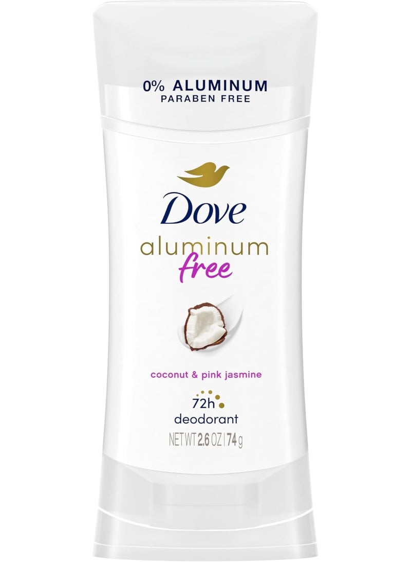 دوف مزيل عرق 0% خالي من الألومنيوم – برائحة جوز الهند والياسمين الوردي - 74 جم - Image 1